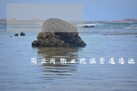 园区内物业挖掘管道违法吗 园区内物业挖掘管道违法吗