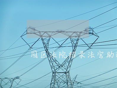 园区法院招录法官助理3名