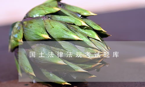 国土法律法规考试题库