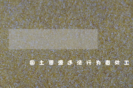 国土资源违法行为查处工作规程违法