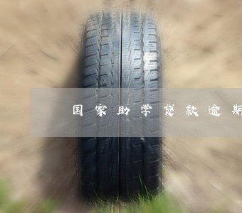 国家助学贷款逾期20 国家助学贷款逾期20