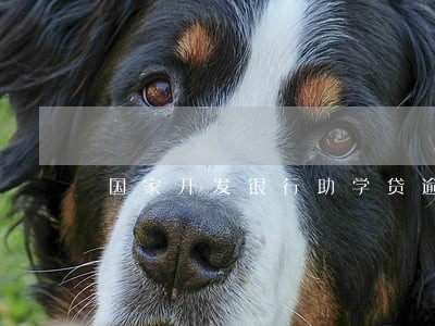 国家开发银行助学贷逾期2日后果 国家开发银行助学贷逾期2日后果