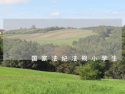 国家法纪法规小学生 国家法纪法规小学生