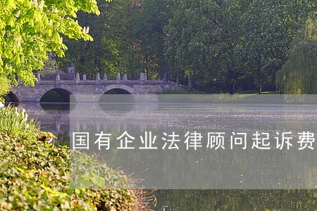 国有企业法律顾问起诉费 国有企业法律顾问起诉费