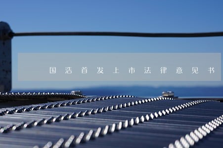 国浩首发上市法律意见书