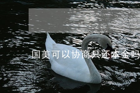 国美可以协商只还本金吗 国美可以协商只还本金吗
