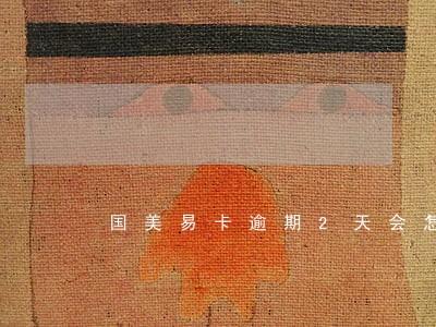 国美易卡逾期2天会怎么样 国美易卡逾期2天会怎么样