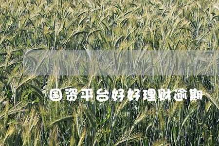 国资平台好好理财逾期 国资平台好好理财逾期