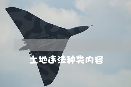 土地违法种类内容 土地违法种类内容