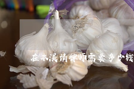 在本溪请律师需要多少钱 在本溪请律师需要多少钱
