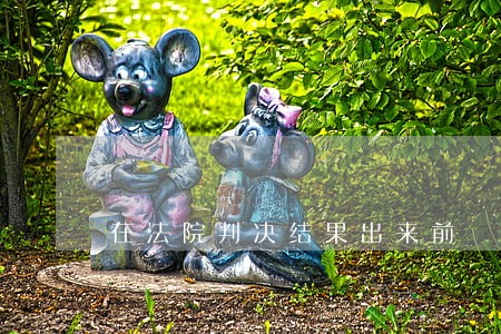 在法院判决结果出来前 在法院判决结果出来前