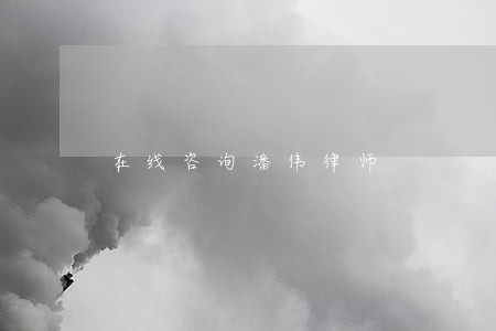 在线咨询潘伟律师 在线咨询潘伟律师
