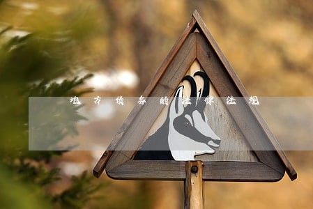 地方债务的法律法规 地方债务的法律法规