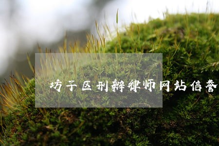 坊子区刑辩律师网站信誉至上 坊子区刑辩律师网站信誉至上