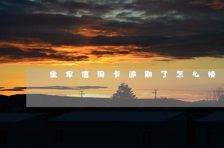 坐牢信用卡逾期了怎么挽回 坐牢信用卡逾期了怎么挽回