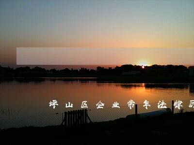 坪山区企业常年法律顾问 坪山区企业常年法律顾问