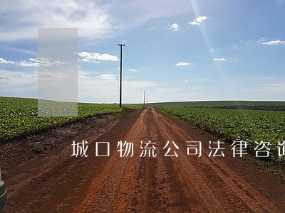 城口物流公司法律咨询 城口物流公司法律咨询