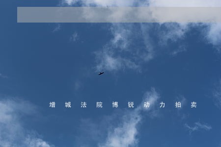 增城法院博锐动力拍卖 增城法院博锐动力拍卖