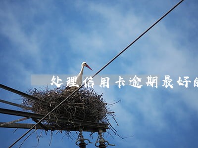 处理信用卡逾期最好的方法 处理信用卡逾期最好的方法