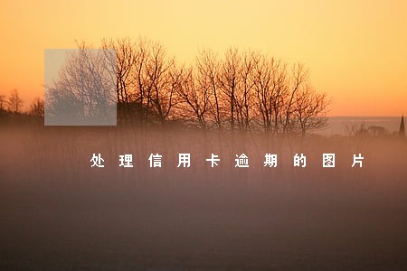 处理信用卡逾期的图片 处理信用卡逾期的图片