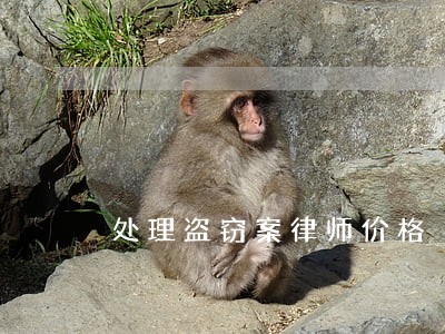 处理盗窃案律师价格 处理盗窃案律师价格