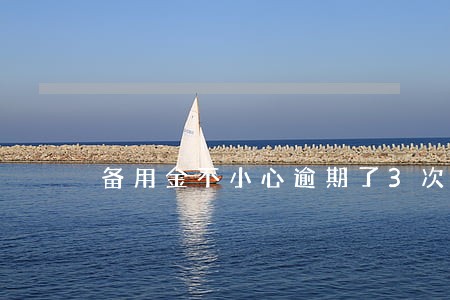 备用金不小心逾期了3次 备用金不小心逾期了3次