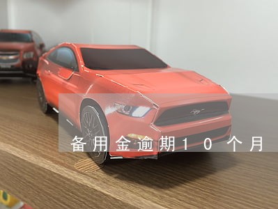 备用金逾期10个月 备用金逾期10个月