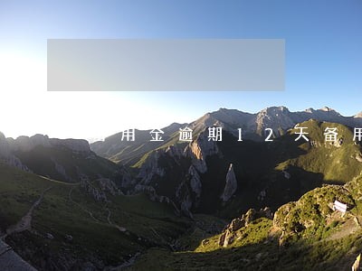 备用金逾期12天备用金用不了吗 备用金逾期12天备用金用不了吗
