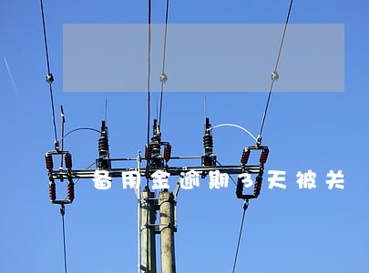 备用金逾期3天被关 备用金逾期3天被关