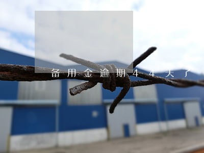 备用金逾期44天了