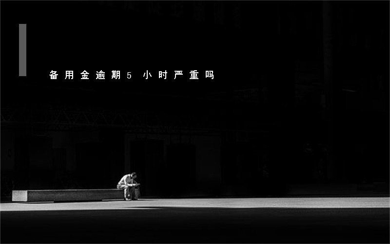 备用金逾期5小时严重吗