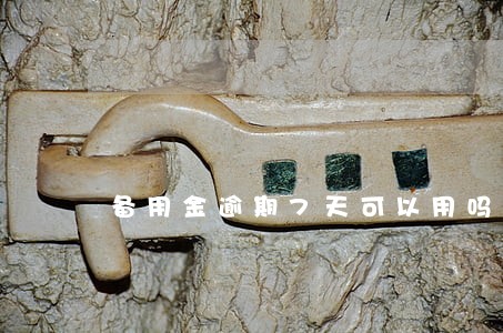 备用金逾期7天可以用吗 备用金逾期7天可以用吗