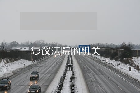 复议法院的机关
