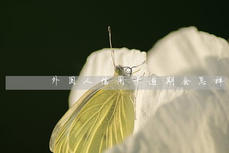 外国人信用卡逾期会怎样 外国人信用卡逾期会怎样