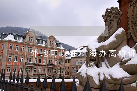 外地可以在上海办离婚证吗 外地可以在上海办离婚证吗