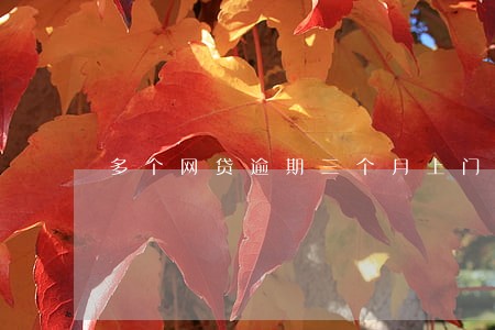 多个网贷逾期三个月上门要账 多个网贷逾期三个月上门要账