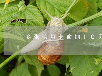多张信用卡逾期10万要坐牢吗