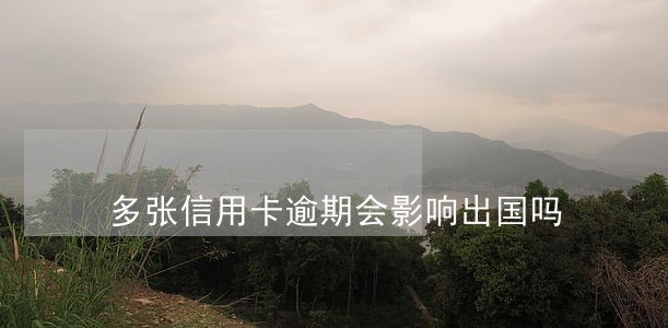 多张信用卡逾期会影响出国吗 多张信用卡逾期会影响出国吗