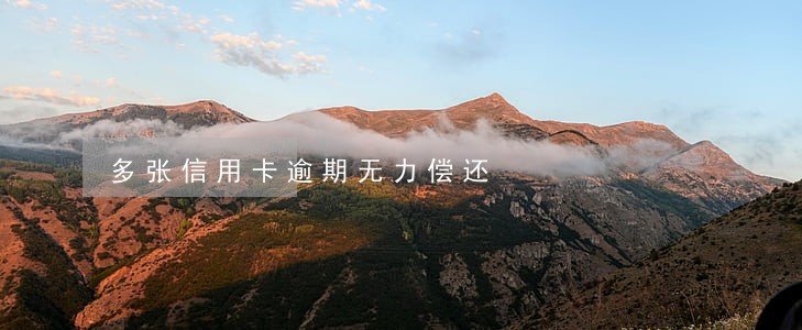 多张信用卡逾期无力偿还 多张信用卡逾期无力偿还