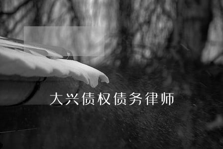 大兴债权债务律师 大兴债权债务律师