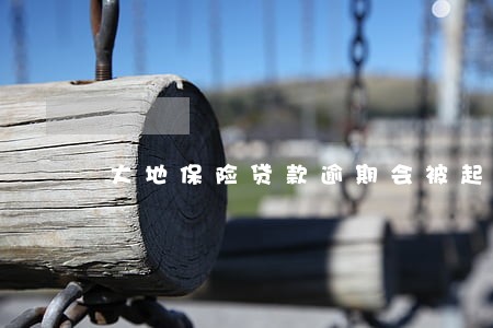 大地保险贷款逾期会被起诉吗 大地保险贷款逾期会被起诉吗