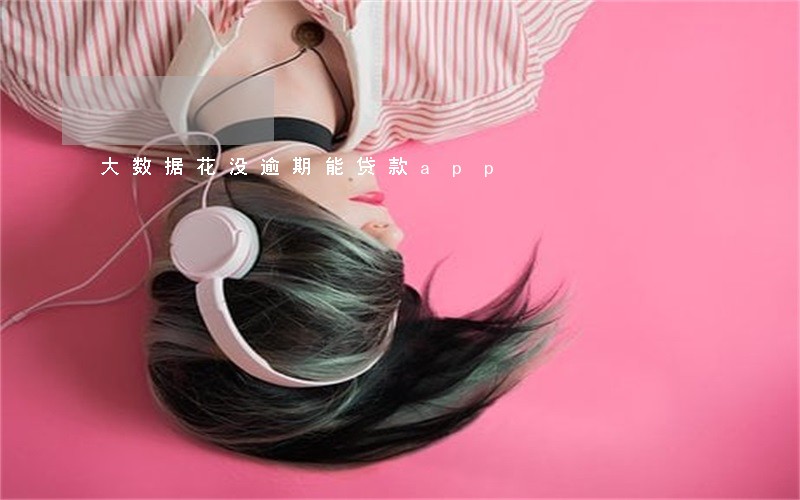 大数据花没逾期能贷款app 大数据花没逾期能贷款app