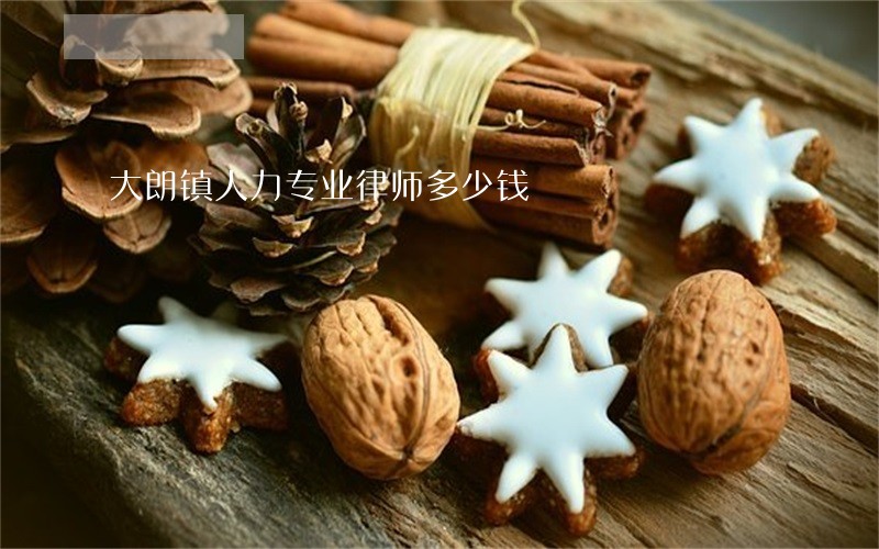 大朗镇人力专业律师多少钱 大朗镇人力专业律师多少钱