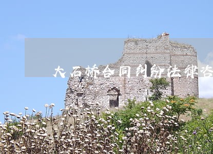 大石桥合同纠纷法律咨询 大石桥合同纠纷法律咨询