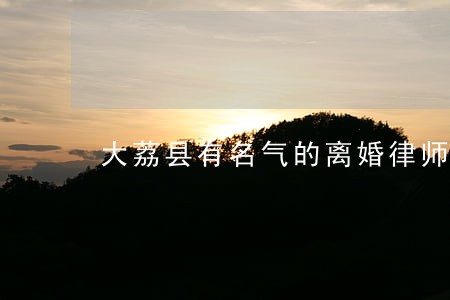 大荔县有名气的离婚律师事务所 大荔县有名气的离婚律师事务所