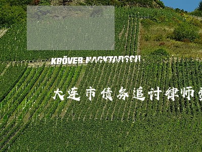 大连市债务追讨律师费用 大连市债务追讨律师费用