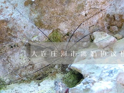 大连庄河市离婚协议模板 大连庄河市离婚协议模板