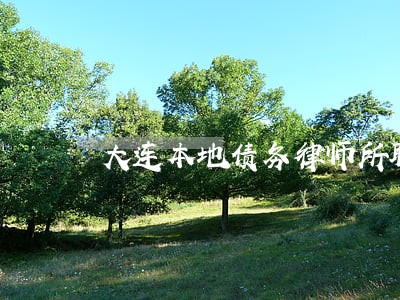 大连本地债务律师所联系方式 大连本地债务律师所联系方式