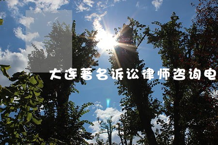 大连著名诉讼律师咨询电话 大连著名诉讼律师咨询电话