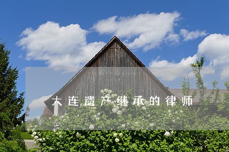 大连遗产继承的律师 大连遗产继承的律师